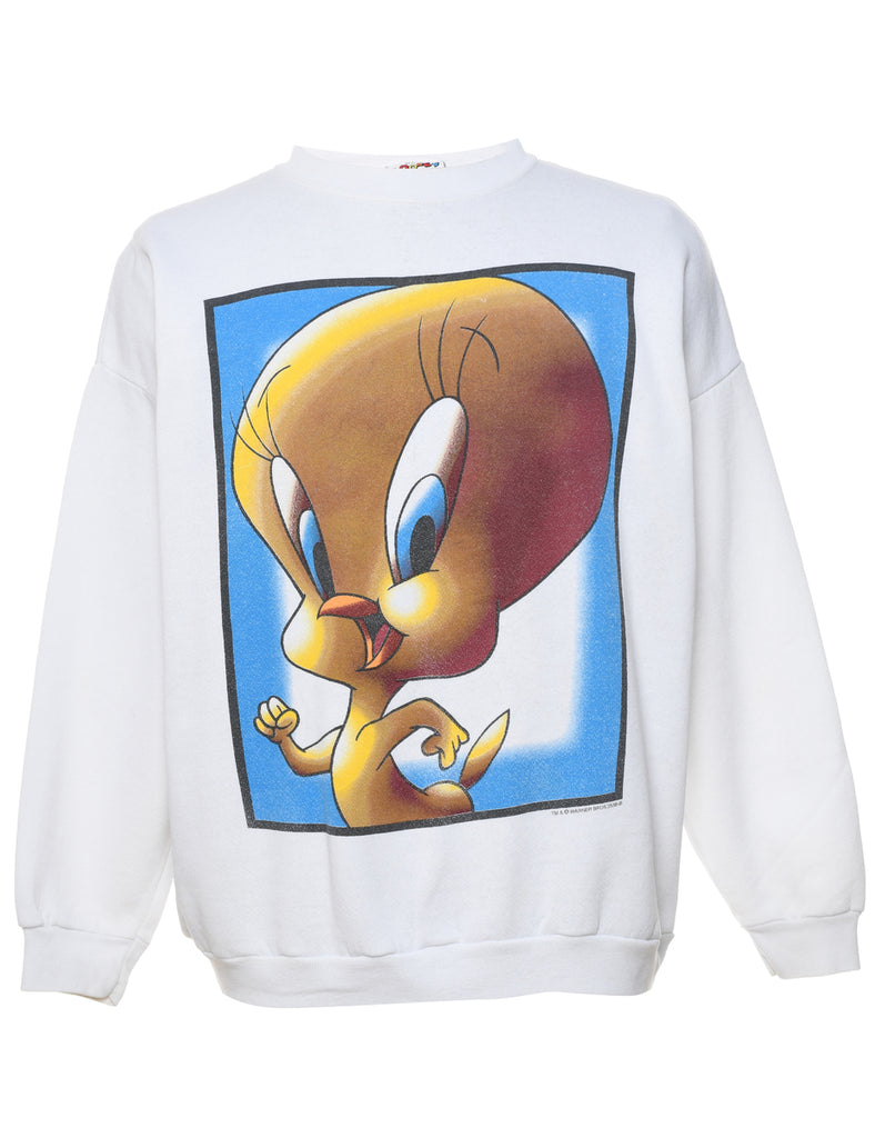 Looney Tunes Tweety Cartoon Sweatshirt - XL