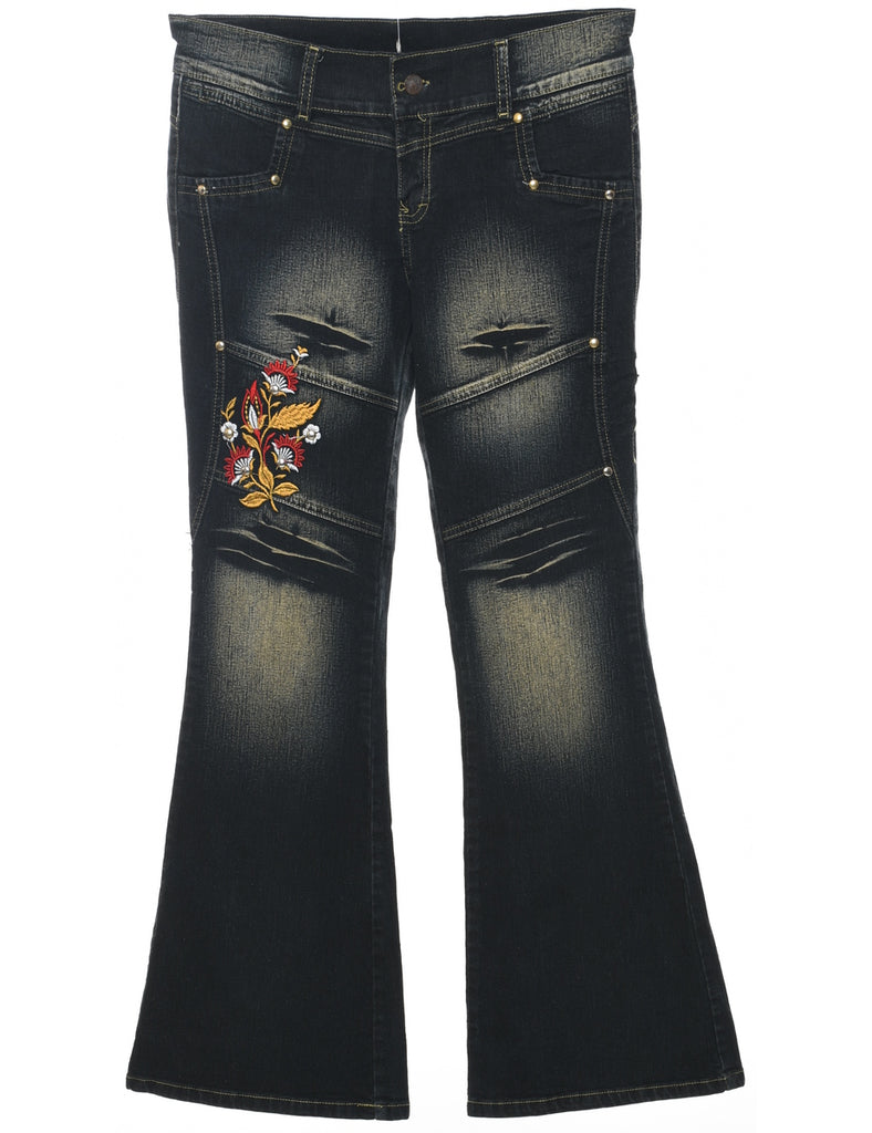 Low Rise Flared Jeans - W31 L29
