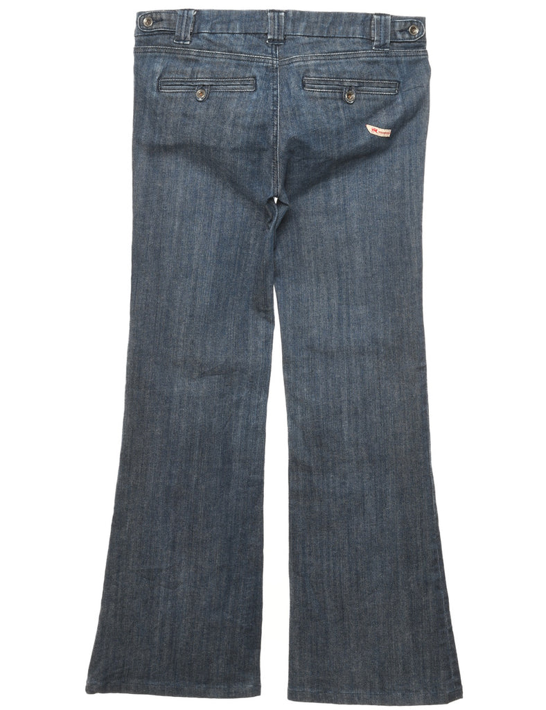 Low Rise Flared Jeans - W34 L33