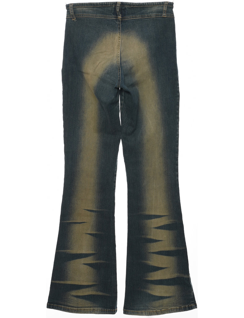 Low Rise Flared Jeans - W26 L31