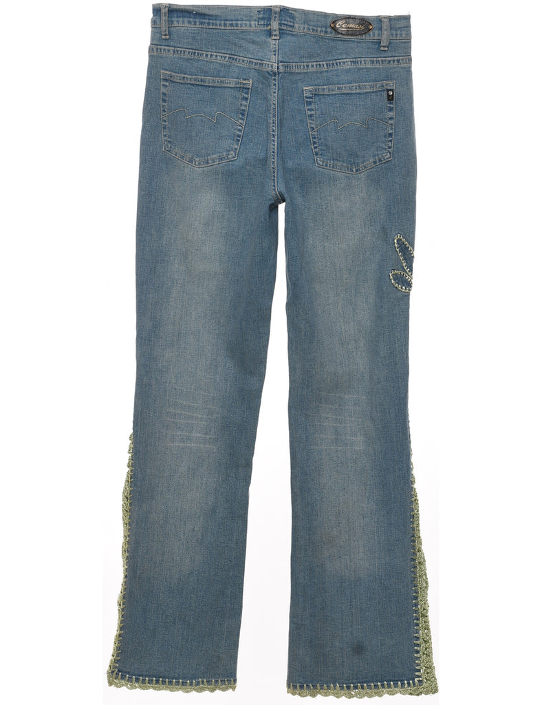 Low Rise Flared Jeans - W31 L32