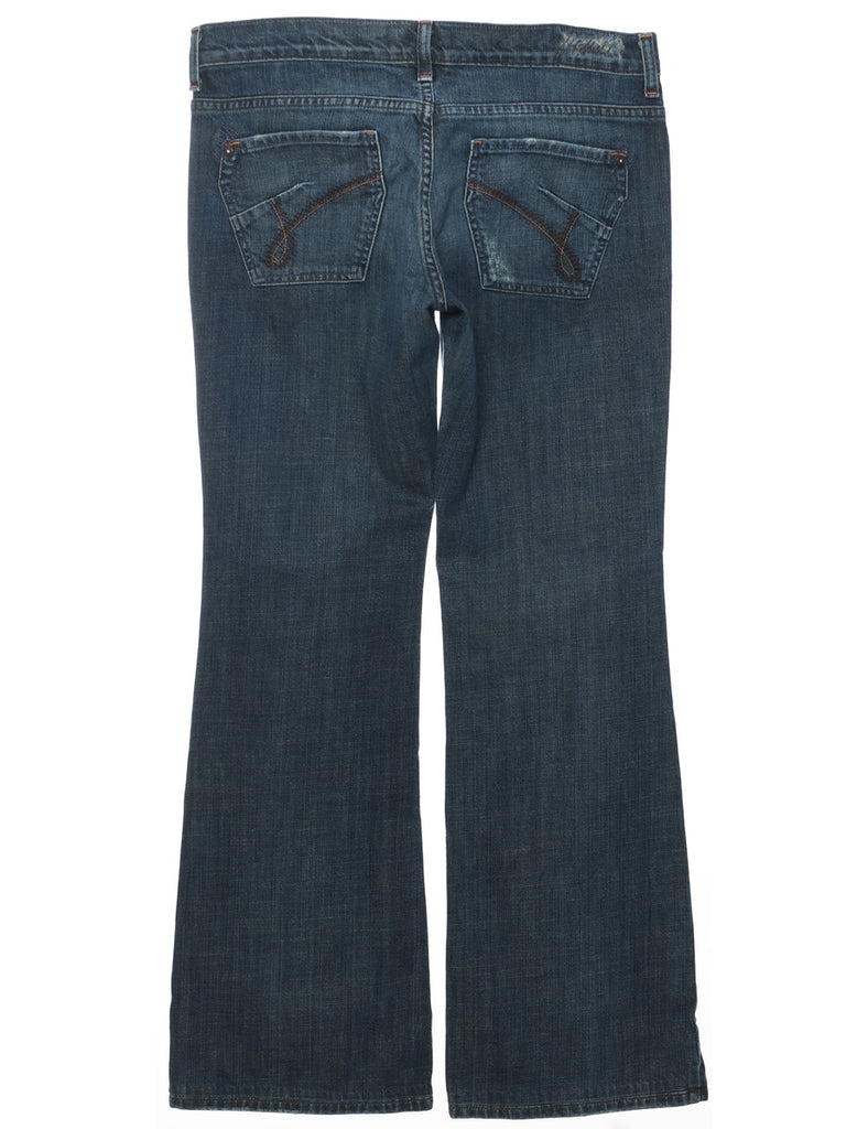 Low Rise Flared Jeans - W34 L32