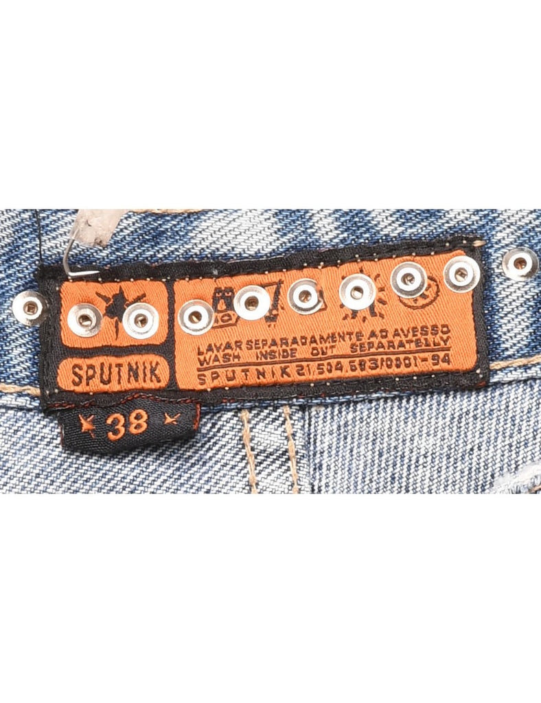 Low Rise Flared Jeans - W26 L31