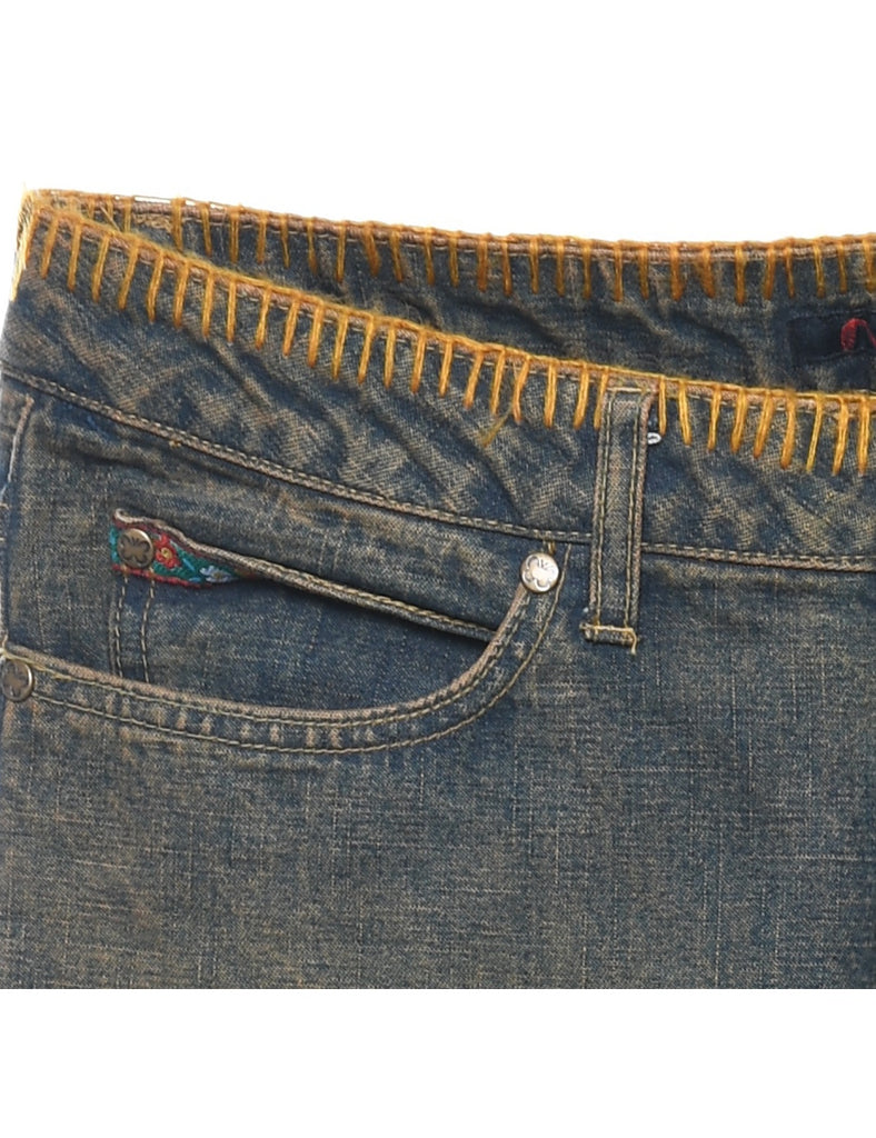 Low Rise Flared Y2K Jeans - W32 L30
