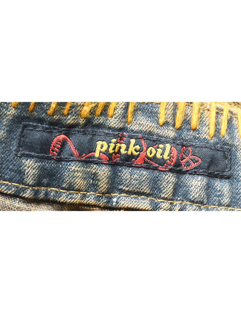 Low Rise Flared Y2K Jeans - W32 L30