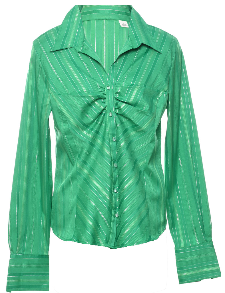 Lurex Evening Blouse - L