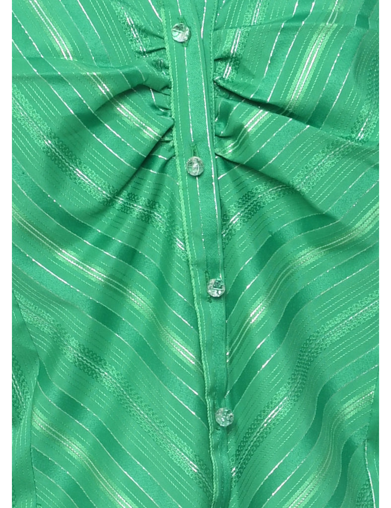 Lurex Evening Blouse - L