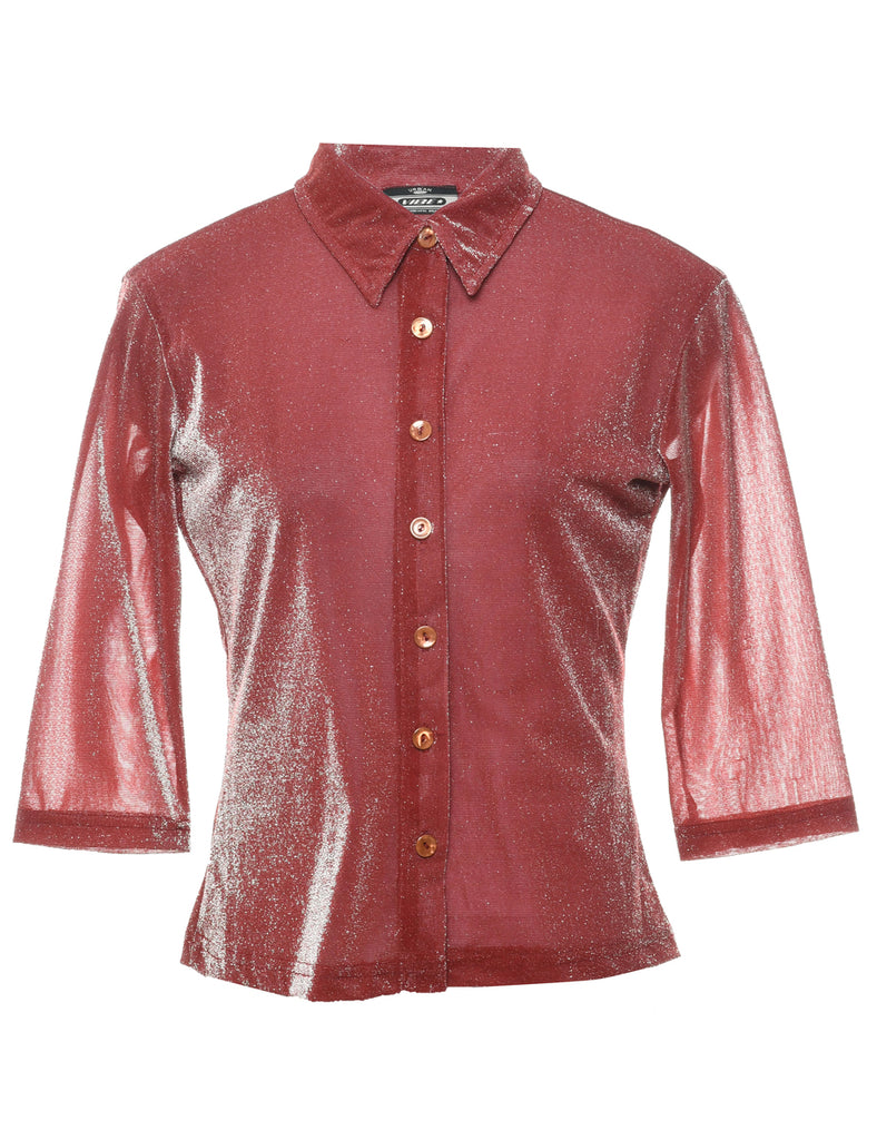 Lurex Evening Shirt - M