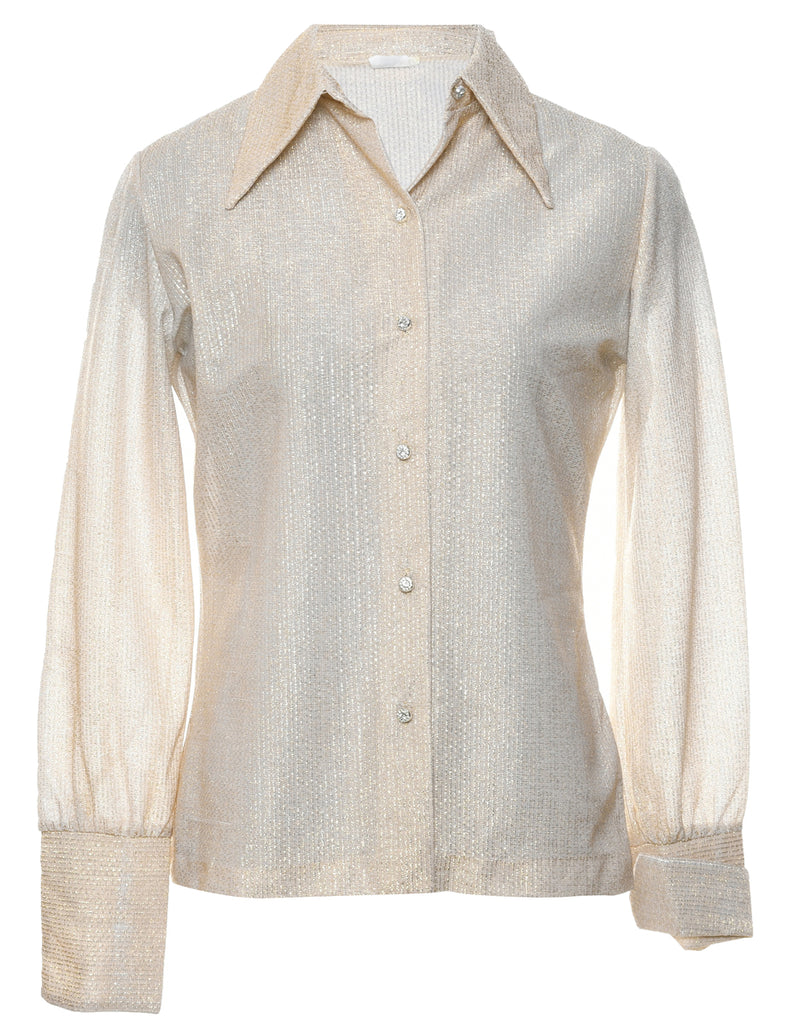 Lurex Evening Shirt - S