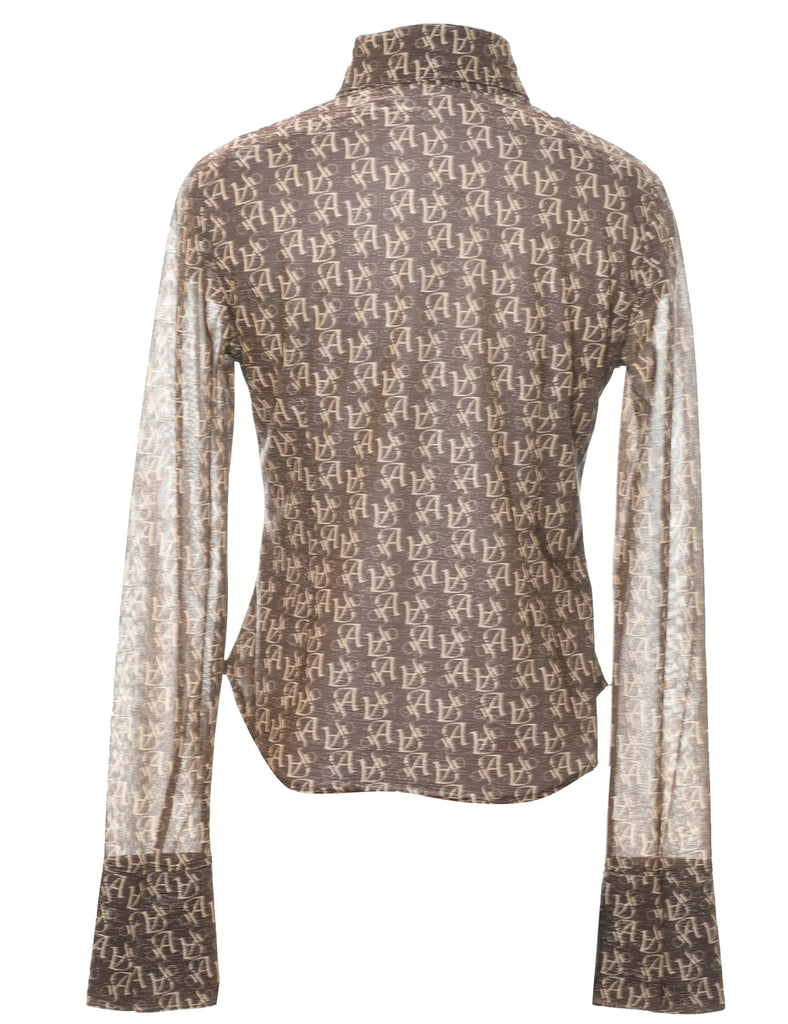 Lurex Evening Shirt - M