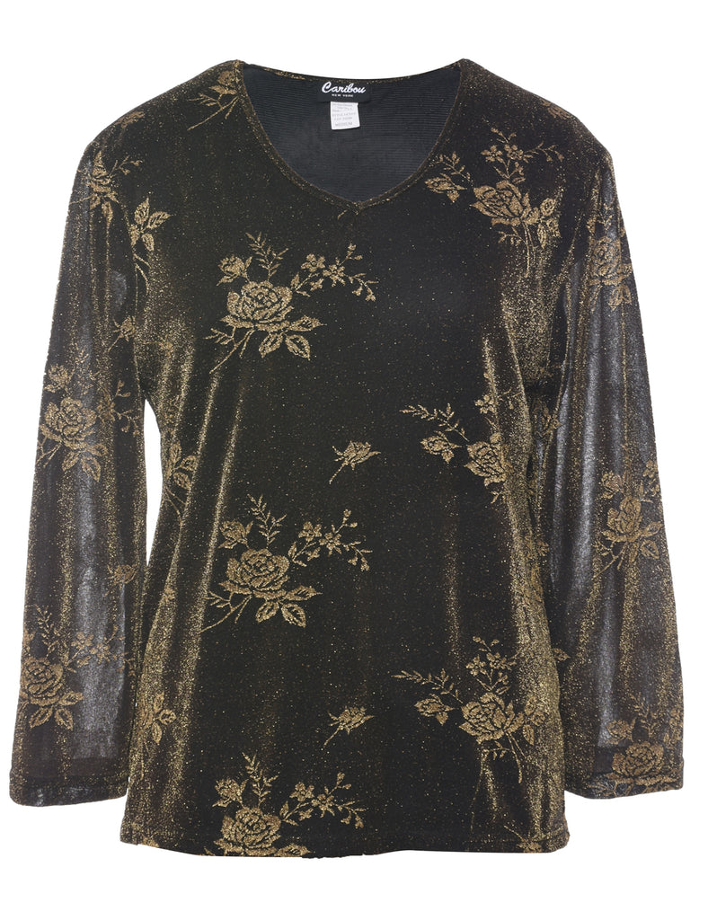 Lurex Evening Top - M
