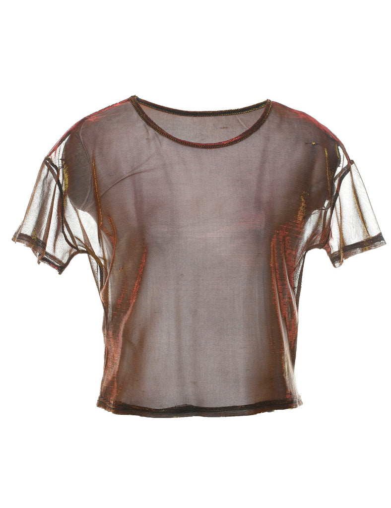 Lurex Evening Top - L