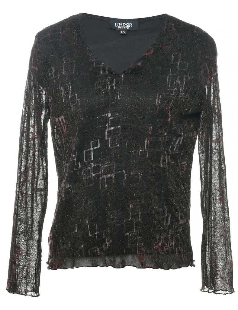 Lurex Evening Top - L