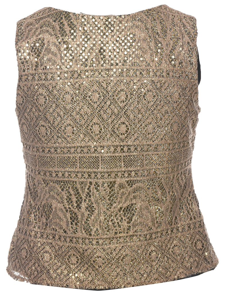 Lurex Evening Top - M