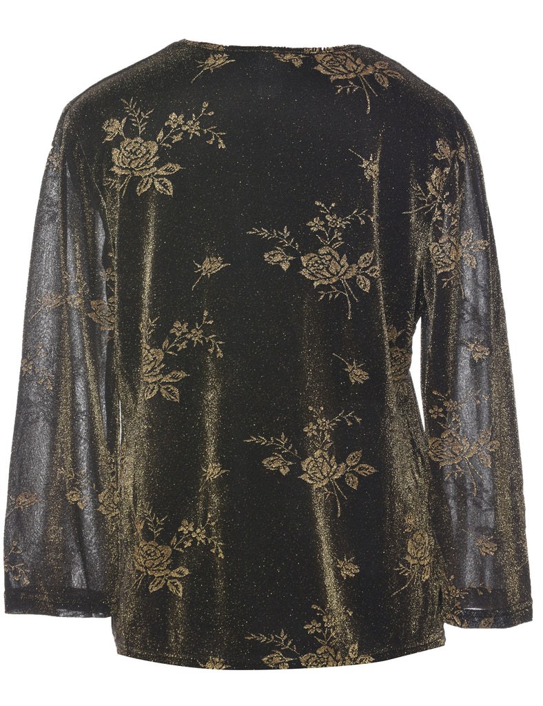 Lurex Evening Top - M