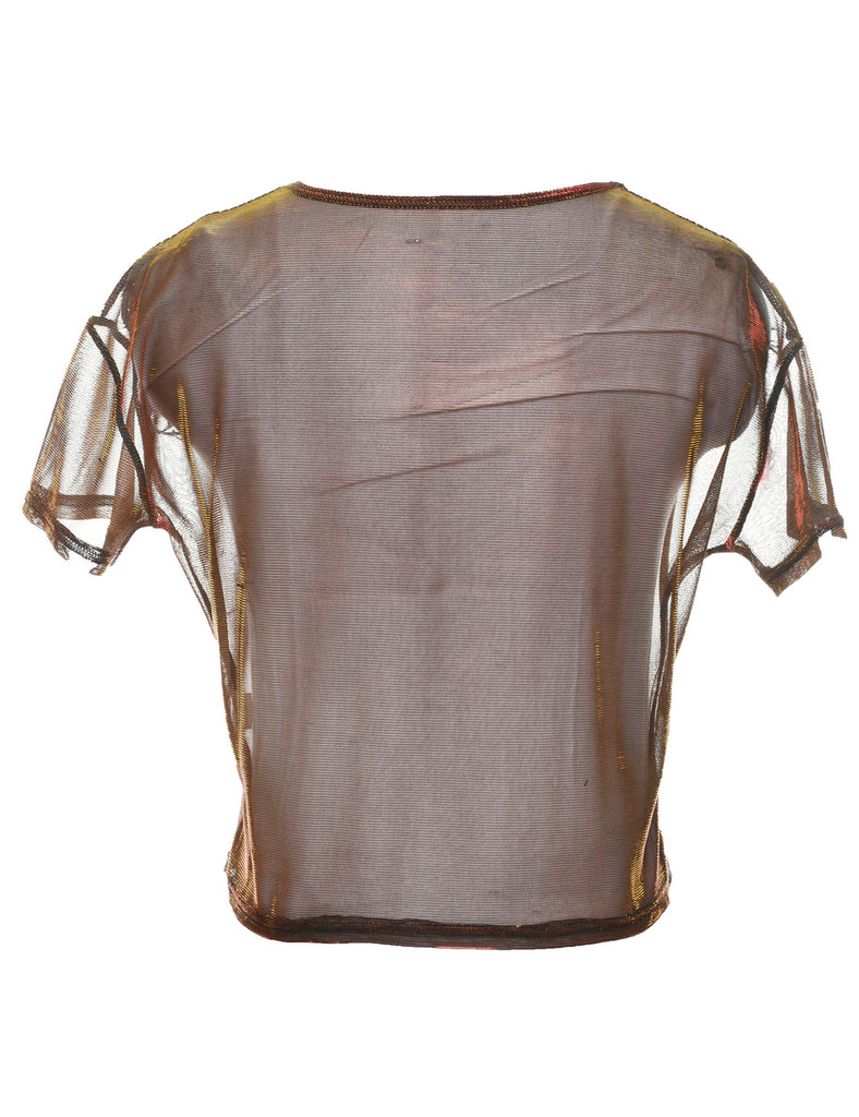Lurex Evening Top - L