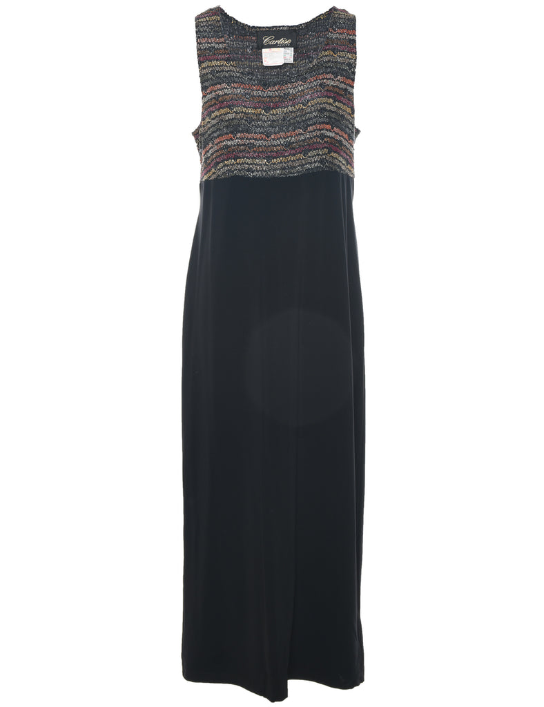 Lurex Thread Pattern Dress - XL
