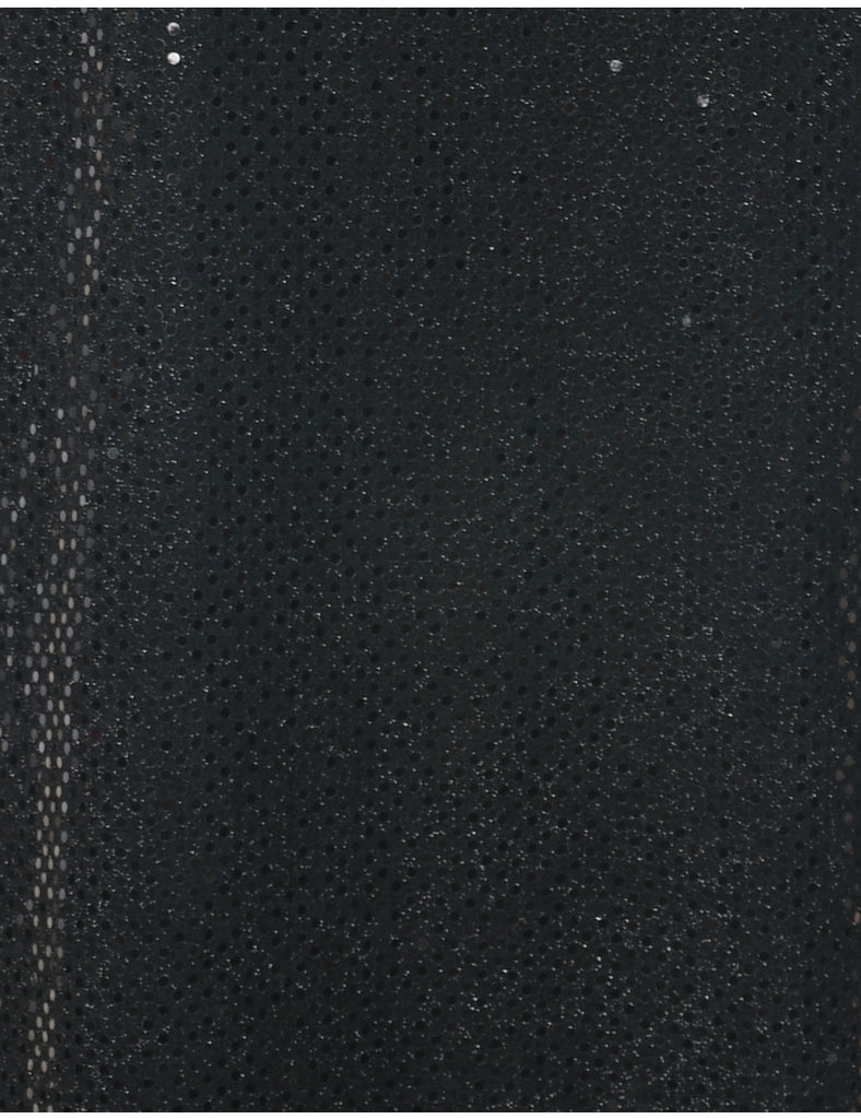 Lurex Thread Pattern Evening Dress - L