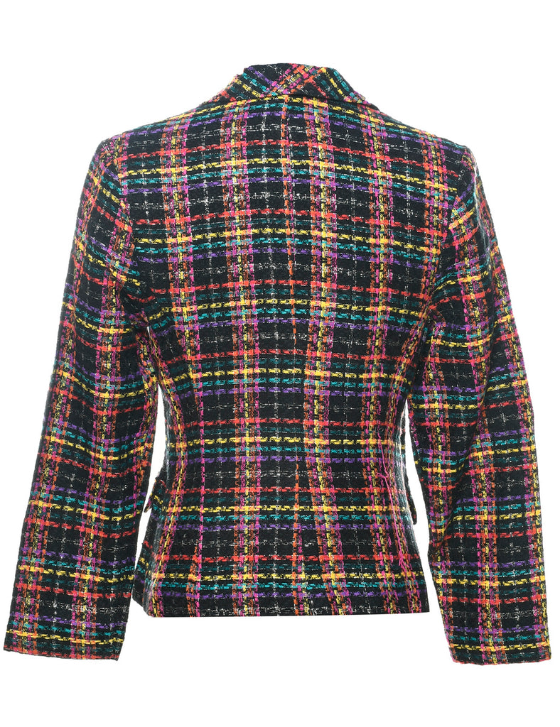 Lurex Thread Pattern Evening Jacket - S