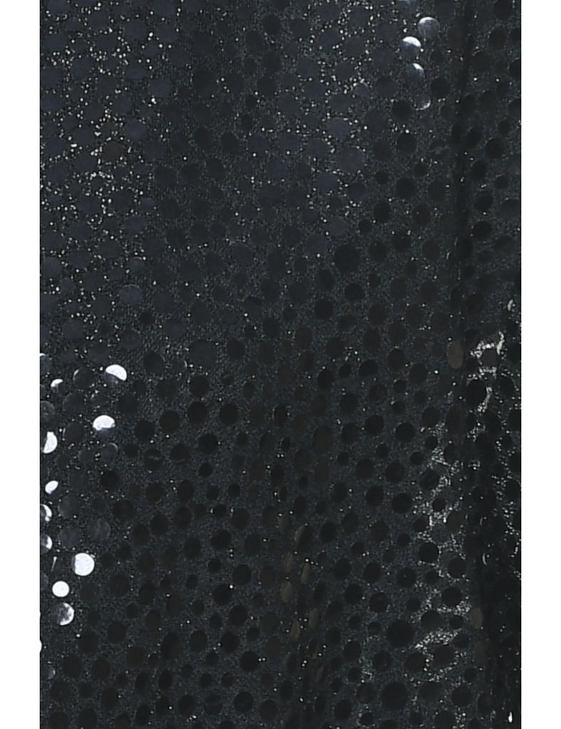 Lurex Thread Pattern Evening Jacket - L