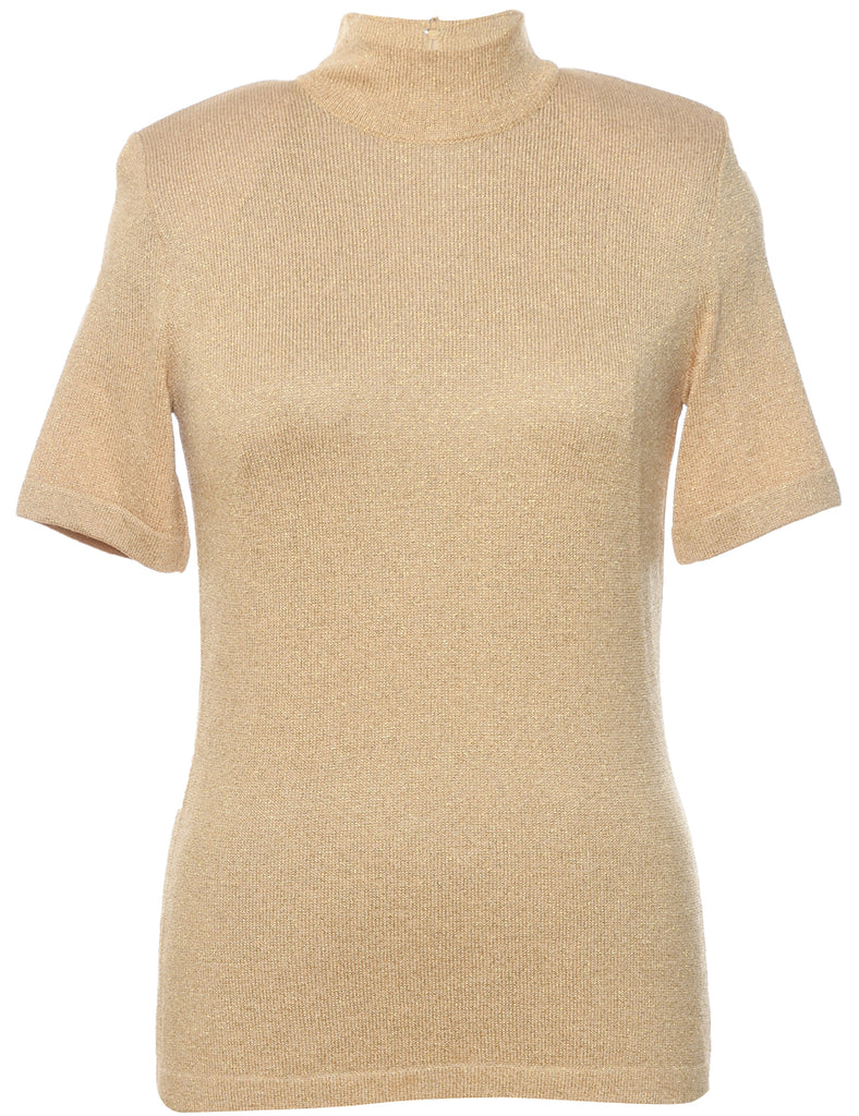 Lurex Thread Pattern Jumper - M