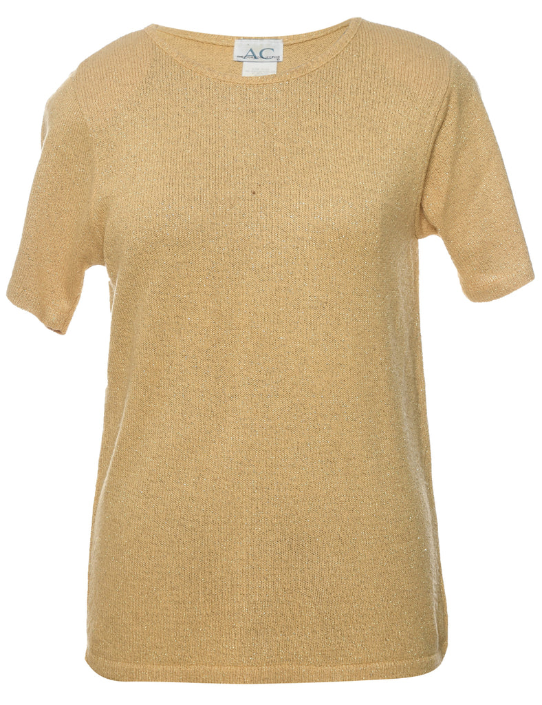 Lurex Thread Pattern Jumper - M