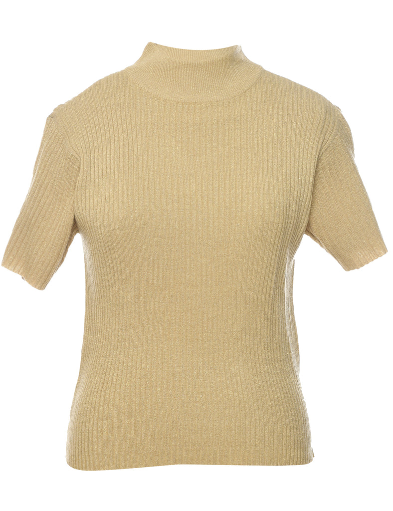 Lurex Thread Pattern Jumper - M