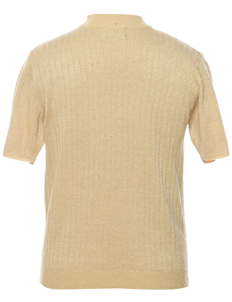Lurex Thread Pattern Jumper - L