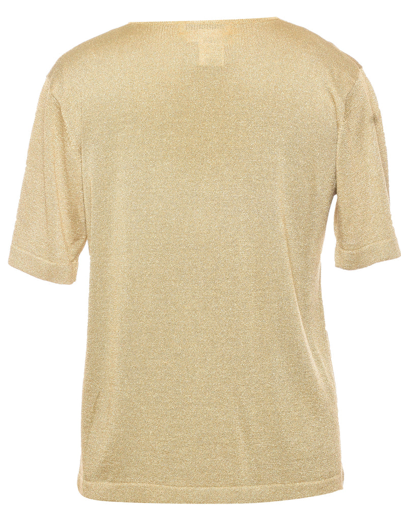 Lurex Thread Pattern Jumper - L