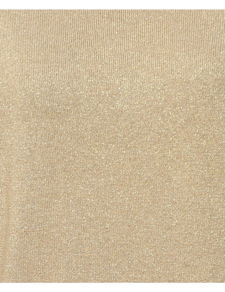 Lurex Thread Pattern Jumper - L