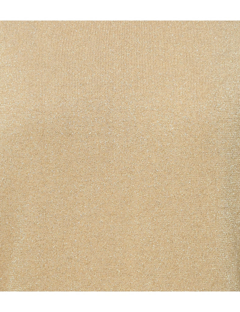 Lurex Thread Pattern Jumper - L