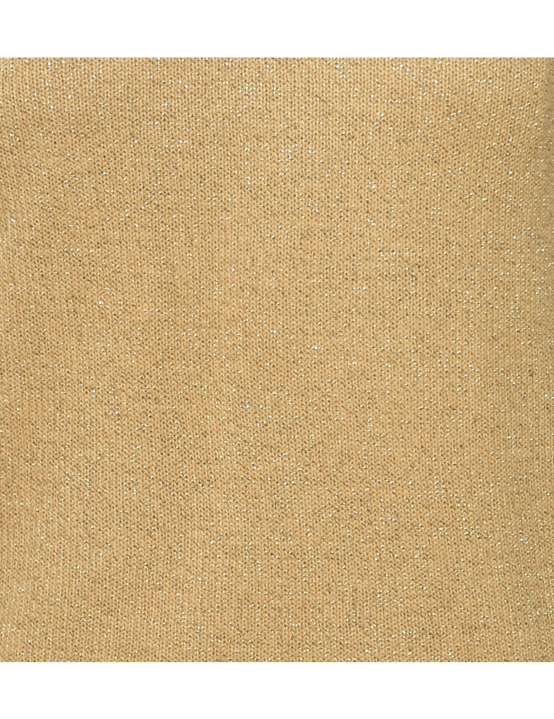 Lurex Thread Pattern Jumper - M