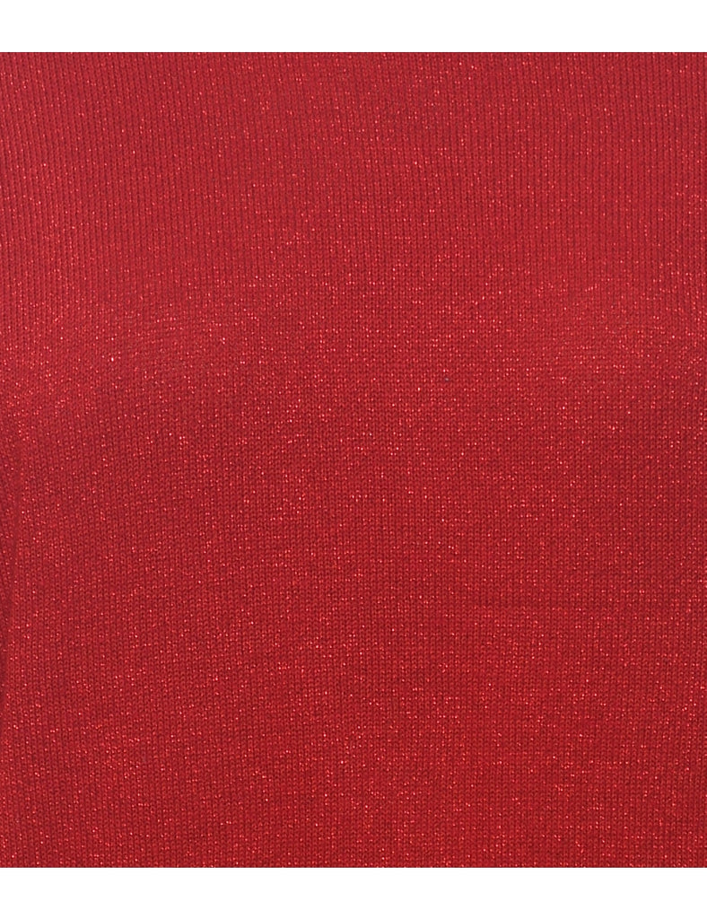 Lurex Thread Pattern Jumper - XL