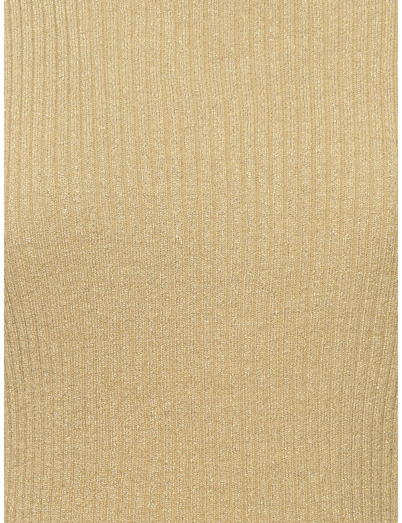Lurex Thread Pattern Jumper - M