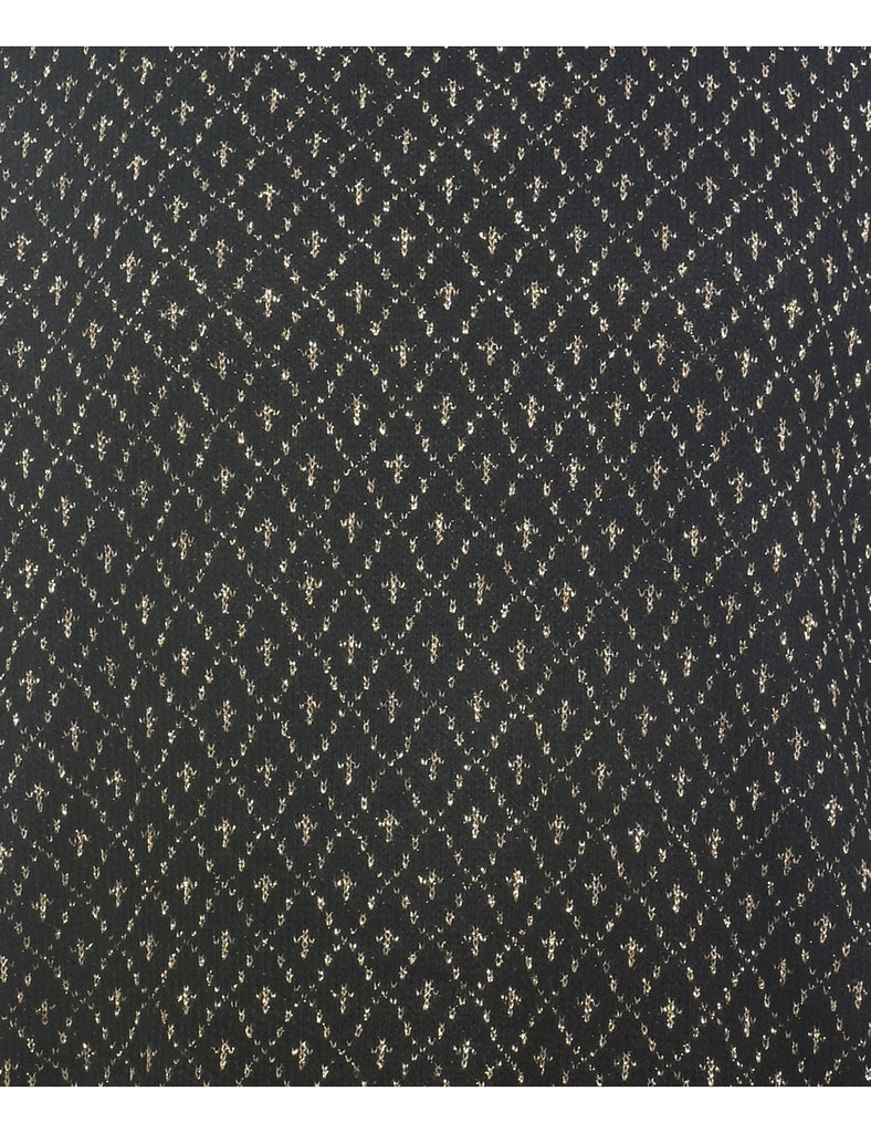 Lurex Thread Pattern Jumper - XL