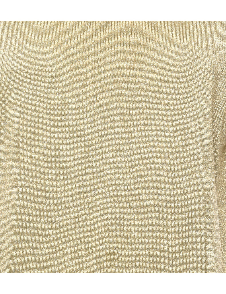 Lurex Thread Pattern Jumper - L