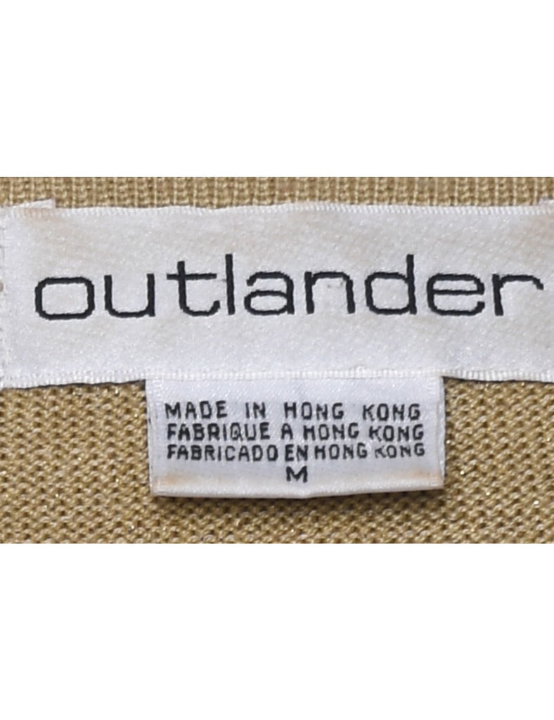 Lurex Thread Pattern Jumper - M