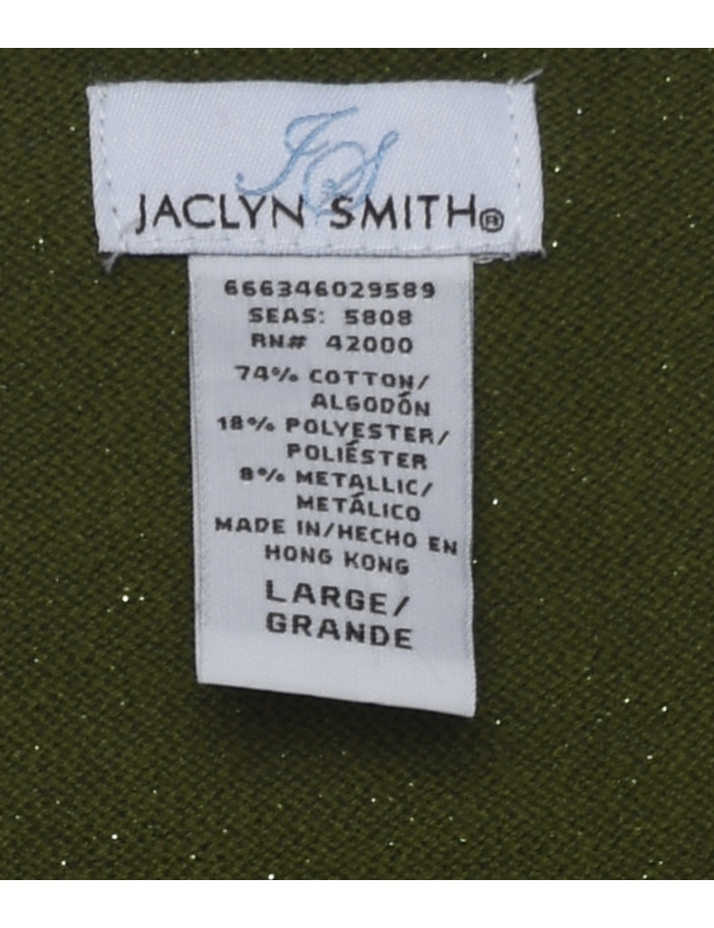 Lurex Thread Pattern Jumper - L