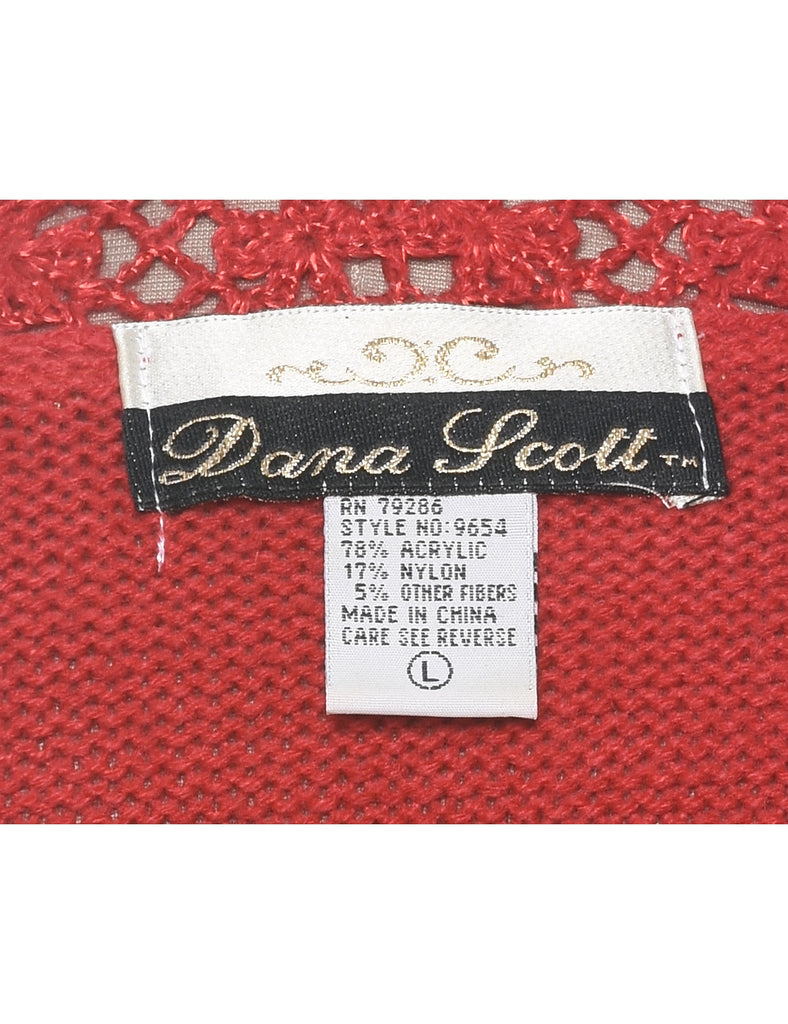 Lurex Thread Pattern Jumper - L