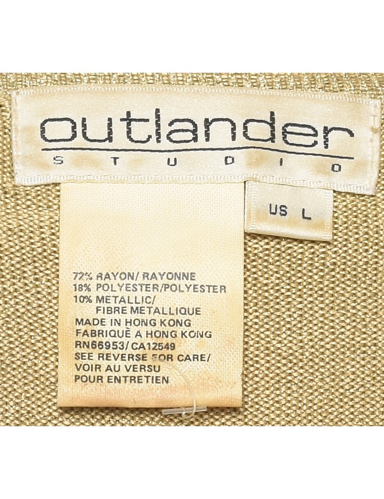 Lurex Thread Pattern Jumper - L