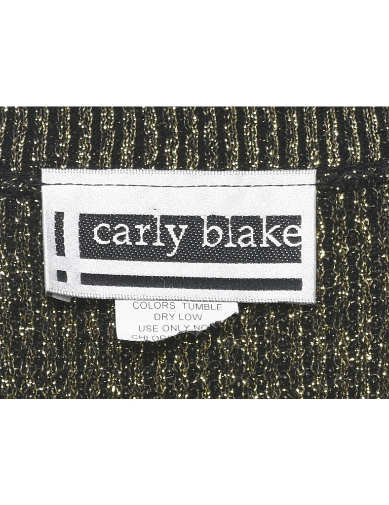 Lurex Thread Pattern Jumper - L