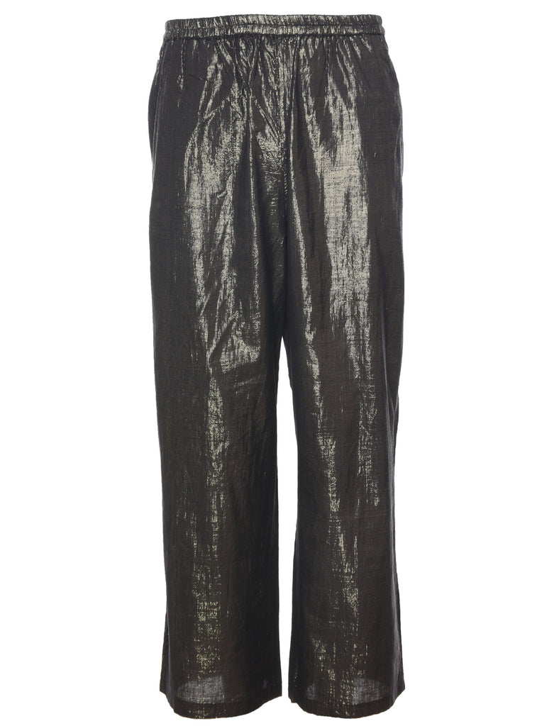 Lurex Thread Pattern Trousers - W28 L28