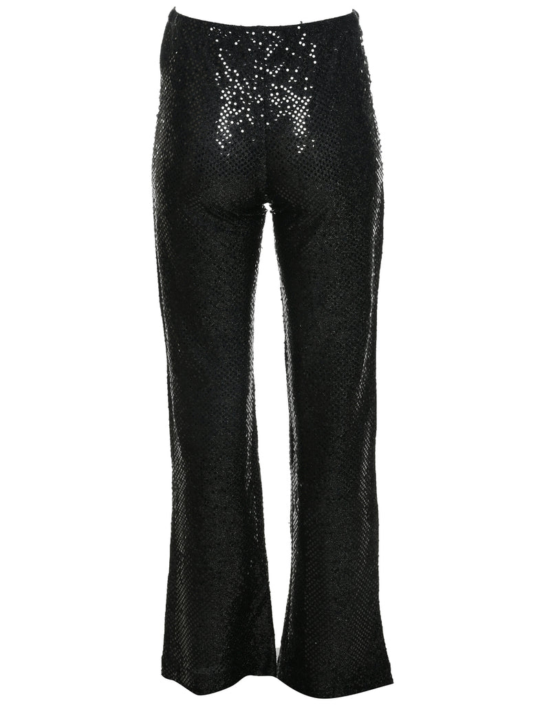 Lurex Thread Pattern Trousers - W25 L31