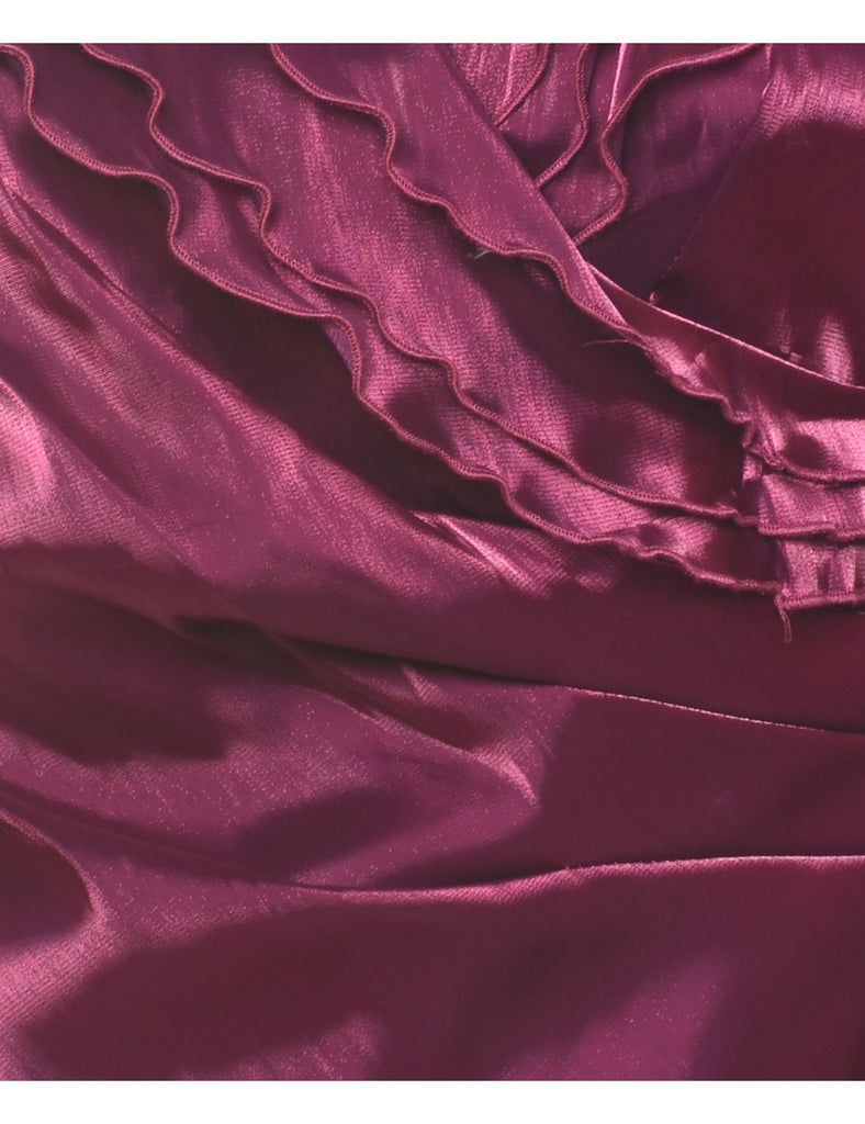 Magenta Evening Top - M