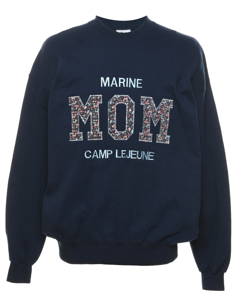 Marine Mom Camp Lejeune Printed Sweatshirt - XL