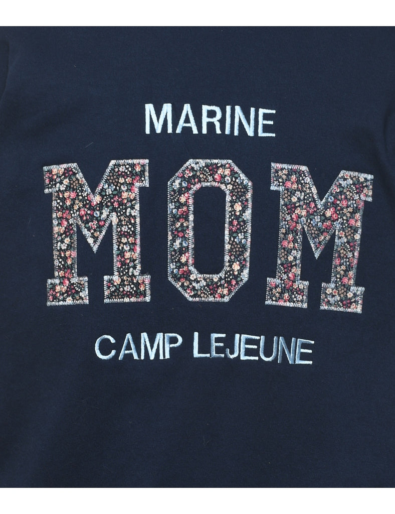 Marine Mom Camp Lejeune Printed Sweatshirt - XL
