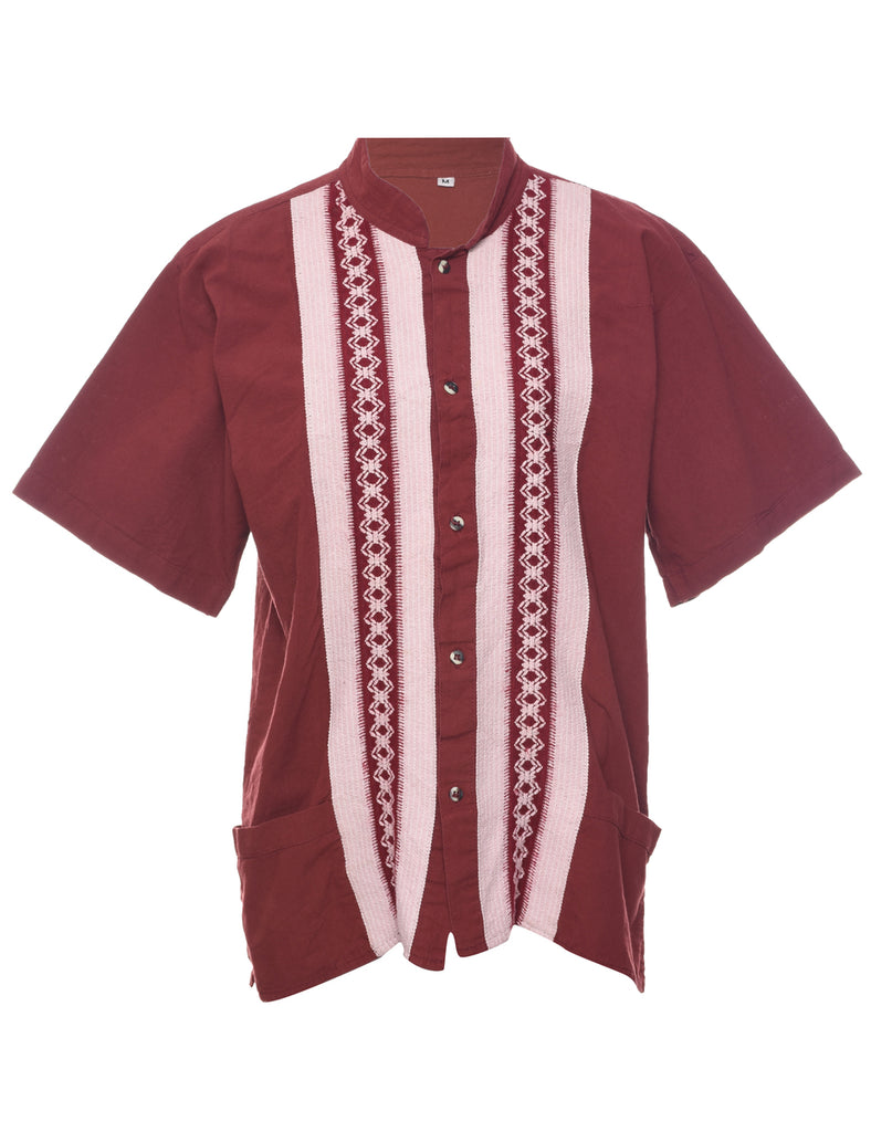 Maroon Blouse - M