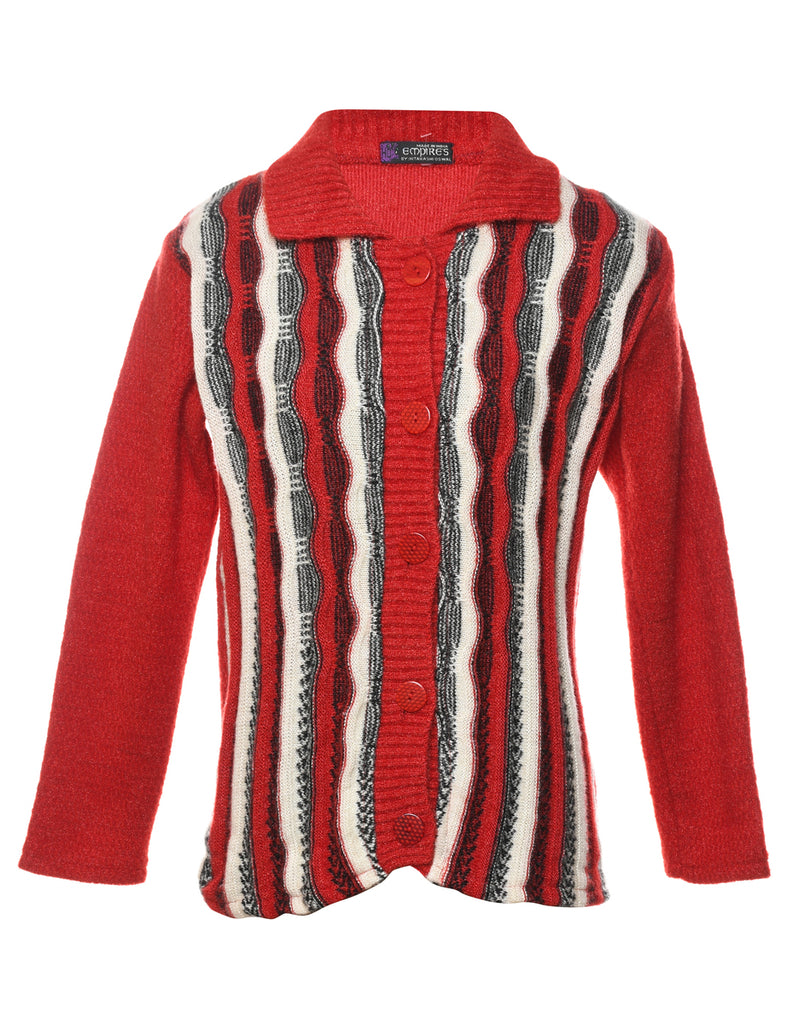 Maroon Cardigan - M