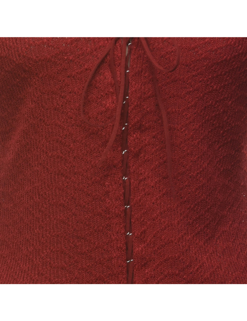 Maroon Cardigan - M