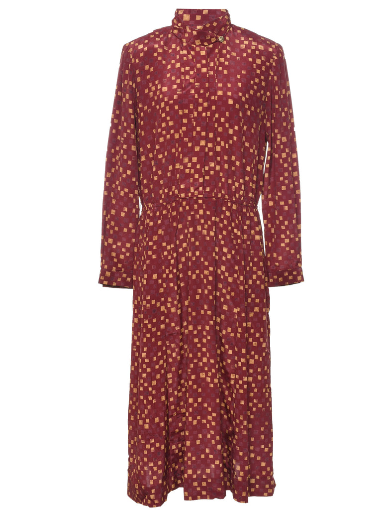 Maroon Dress - L